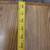 WOOD TABLE WITH INSERT AND 4 ROLLING LEATHER CHAIRS 9 thumbnail