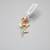 14K Two Tone Gold Rose Pendant 5 thumbnail
