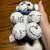 Handmade Crocheted grey and white teddy bear plushie #1 5 thumbnail