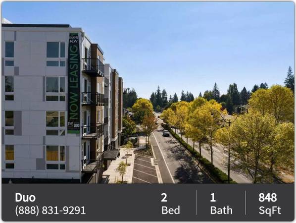 $2,399 / 2br - 848ft2 - Now Leasing - New Construction in University Place! Tour today! (University Place - Green Firs Towne Center)63688608145793121