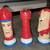 Vintage Ceramic Duncan Mold Hand Painted Medieval Chess Set Red & Blue 3 thumbnail