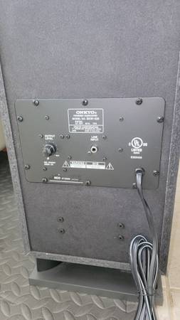 Receptor Onkyo con sistema de sonido envolvente y altavoces 5.1 - $15063471267535747124