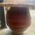 Hand cut limestone/travertine top on large glazed pot 6 thumbnail