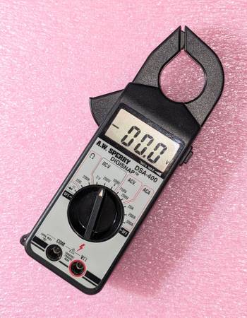 A.W. Sperry Digisnap Digital Clamp Multimeter DSA-400 1