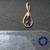 14k GOLD GENUINE AMETHYSTS PENDANT 4 thumbnail