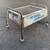VINTAGE UNITED DELCO WHEEL SERVICE CAR GARAGE SERVICE STATION ROLLING STOOL 3 thumbnail