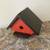 NEW Handcrafted Rustic Red PLYWOOD Birdhouse With Black Roof 1 thumbnail