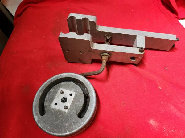 Custom Aluminum Spring CLAMP,  ?  about 10" x 3" x 3" 1