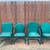 (4x) Vintage metal farm patio chairs 1 thumbnail