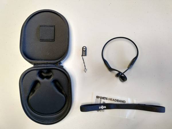 SHOKZ OpenRun Pro Mini-Bone Conduction Headphones, Open-Ear Bluetooth 1