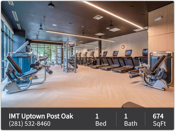 $1,205 / 1br - 674ft2 - Just right for you! 1 bed, 1 bath. Amazing location in Houston (Houston - Uptown)63906679937411121