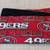 San Francisco 49ers Football Fan Red Scarf with fringe 1 thumbnail