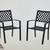 PHI VILLA Black Stackable Elegant Metal Patio Outdoor Dining Chair (2- 1 thumbnail