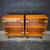 Pair of compact danish modern teak and glass cabinets 4 thumbnail