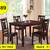 5 Pcs. Dining Sets (Table + 4 Chairs)   Under $400! 8 thumbnail