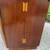 Lane Andre Bus Hexagonal Round Walnut End Table 185371 With Oak Inlays 9 thumbnail