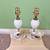 Vintage Milk Glass Hobnail Lamps, Pair 2 thumbnail