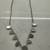Malachite and sterling silver necklace 3 thumbnail