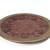Large Mediterranean-Style Terracotta-Finish Decorative Plate w/ Metal 6 thumbnail