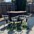Mid Century Modern Cocktail Dry Bar 4 Adjustable Chrome Bar Stool Set 5 thumbnail