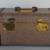 Vintage Tweed Train Case, Leather Trim Clear Plastic Handle 1 thumbnail