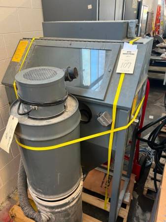 Trinco #36 Blast Cabinet with Dust Collector 1