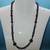 Black, Purple & Silver Beaded Necklace 1 thumbnail