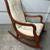 Antique Upholstered Rocking Chair 7 thumbnail