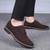 LES ENPHANTS Men’s Faux Suede Leather Dress Casual Lace Up Oxfords 6 thumbnail