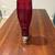 Antique 1930’s Red Ruby Glass Lady’s Leg Cocktail Shaker 4 thumbnail