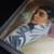 Poignant Art Deco Latin Lady Mixed Media Painting Artist Signed V John 7 thumbnail