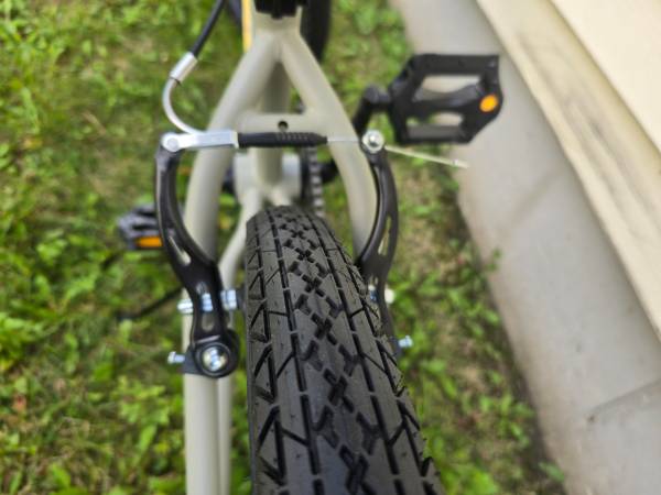 Hiland BMX bike 24-inch, 2 pegs, gray - NEW! - bicycles - by