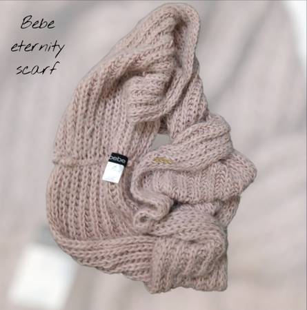 Bebe blush pink scarf 1