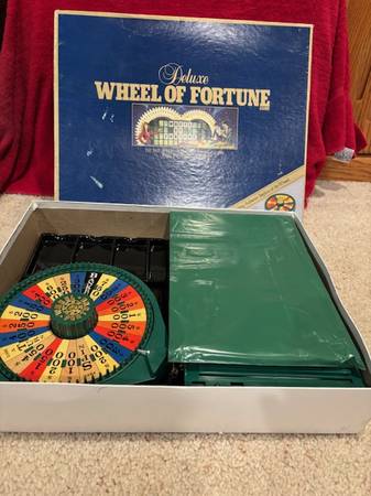 Wheel of Fortune  Deluxe 1986vtg 1