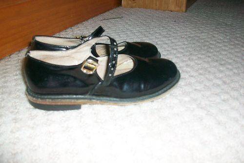 Mickey Girls black shoes 12 1/2 1