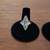 Antique Looking Art Deco Electroplate Ring 9" and 6 1/4" Rhinestones 2 thumbnail