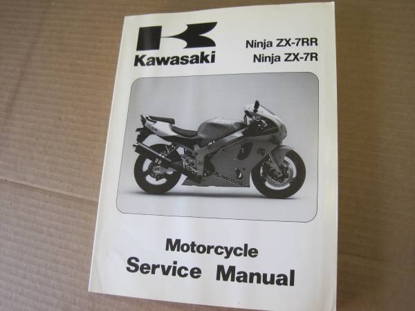 Kawasaki Motorcycle Service Manual for Ninja ZX-7RR and ZX-7R 1