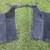 BLACK LEATHER CHAPS XXL mint condition and a 3xl vest too 4 thumbnail