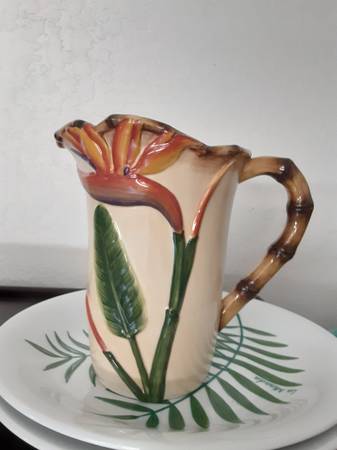 Pacific Rim Hand Painted Pitcher 1