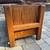 Stunning Solid Oak Vintage Mid Century Console 19 thumbnail