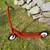Vintage Radio Red Metal Foot-Push Scooter with Stand 1 thumbnail