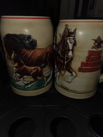 '91 Budweiser Mugs 1