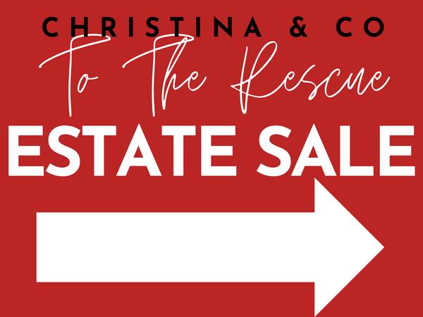 Estate Sale -Thurs, 12/4-Saturday 12/6 1