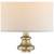 Regency Hill Traditional Style Table Lamp 26" High Antique Brass Gold 7 thumbnail