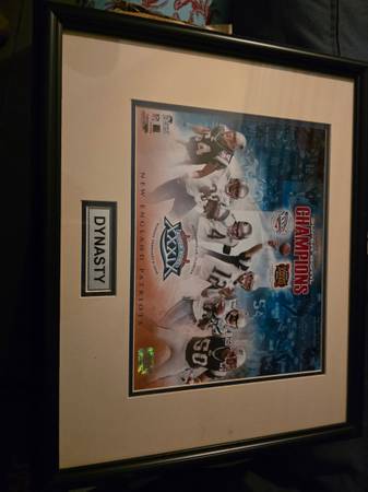 New England Patriots plaque 1