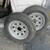 TWO 13 INCH TRAILER TIRES ON RIMS 6 thumbnail