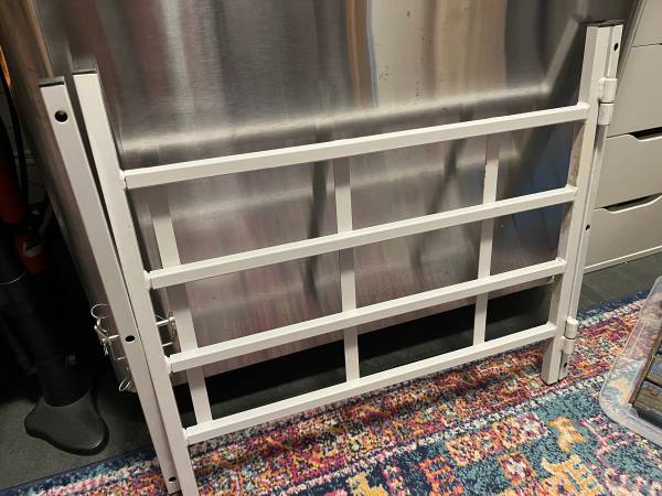 Metal safety window guard bars  - with hinges to open in emergency 1