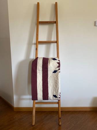 Escalera para colchas hecha a mano por amish - Más de 30 años de antigüedad - $7563471096342787120