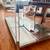 BENJARA Coffee Table Glass Top Metal Frame 4 thumbnail