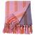 IKEA MÄVINN PINK/ORANGE STRIPED 43"X67" THROW LIMITED EDITION 006.009. 1 thumbnail